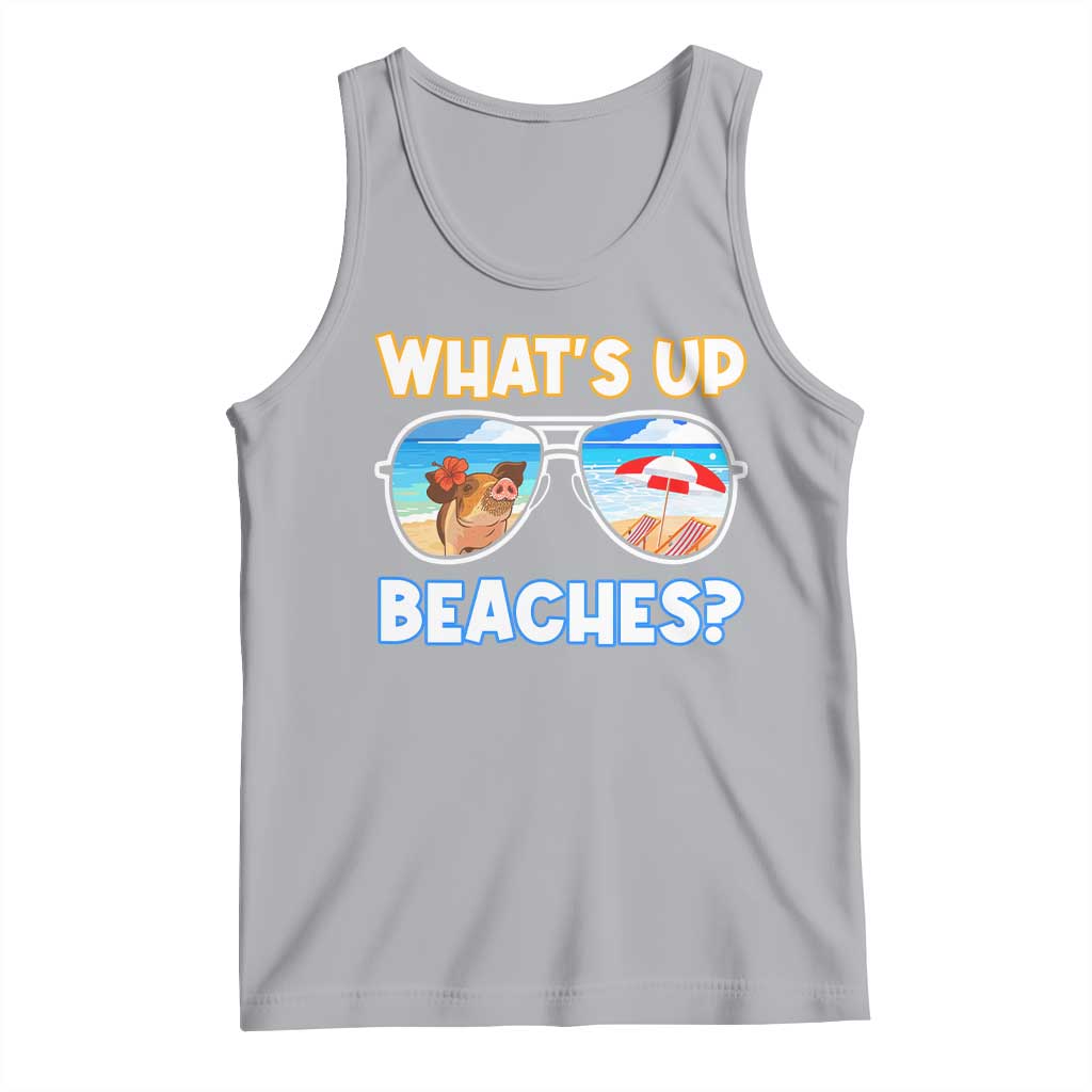 Bahamas Swimming Pigs Tank Top Pig Swim Caribbean Beach Summer Vacation - Wonder Print Shop