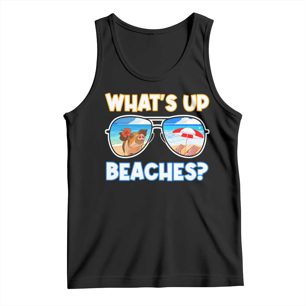 Bahamas Swimming Pigs Tank Top Pig Swim Caribbean Beach Summer Vacation - Wonder Print Shop