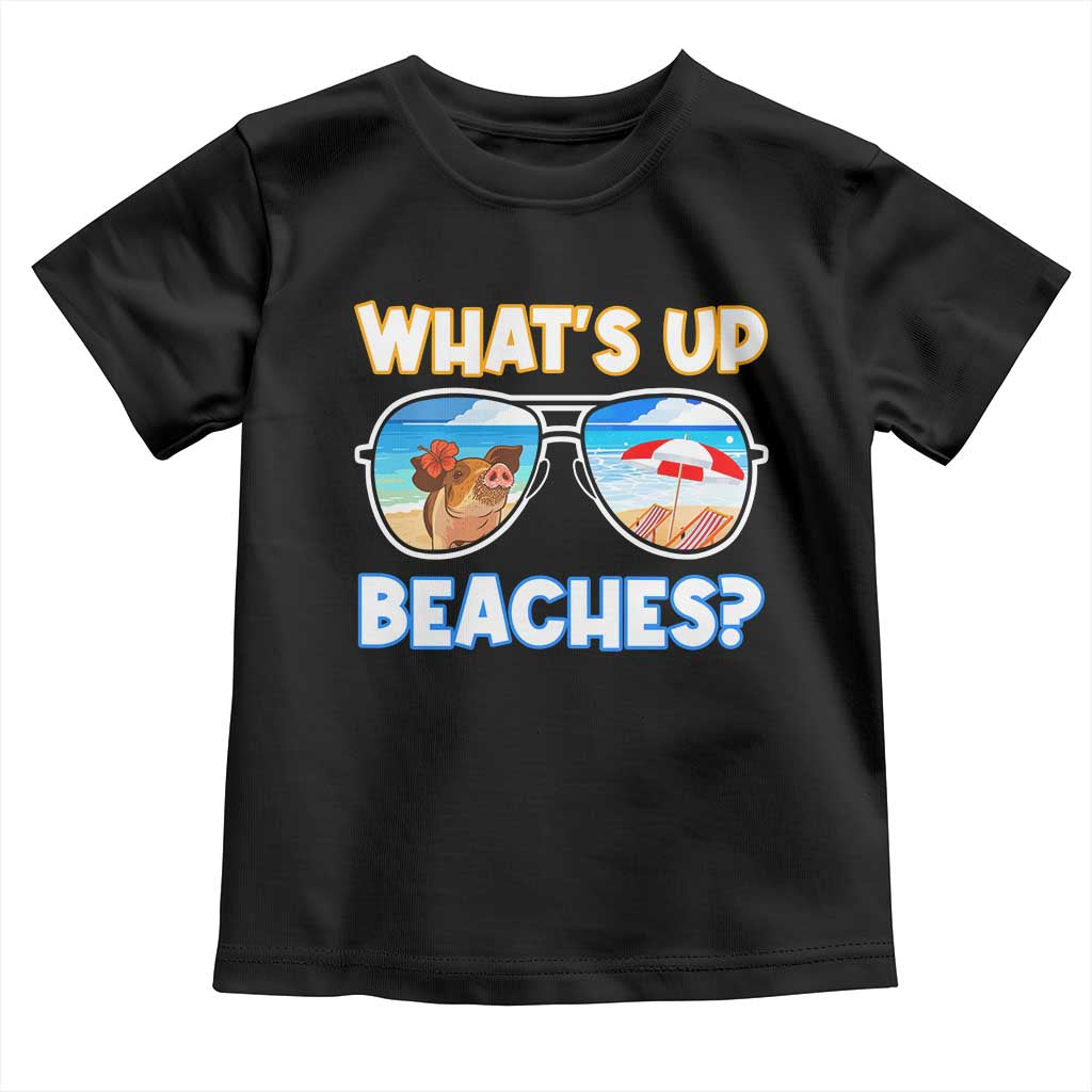 Bahamas Swimming Pigs Toddler T Shirt Pig Swim Caribbean Beach Summer Vacation - Wonder Print Shop