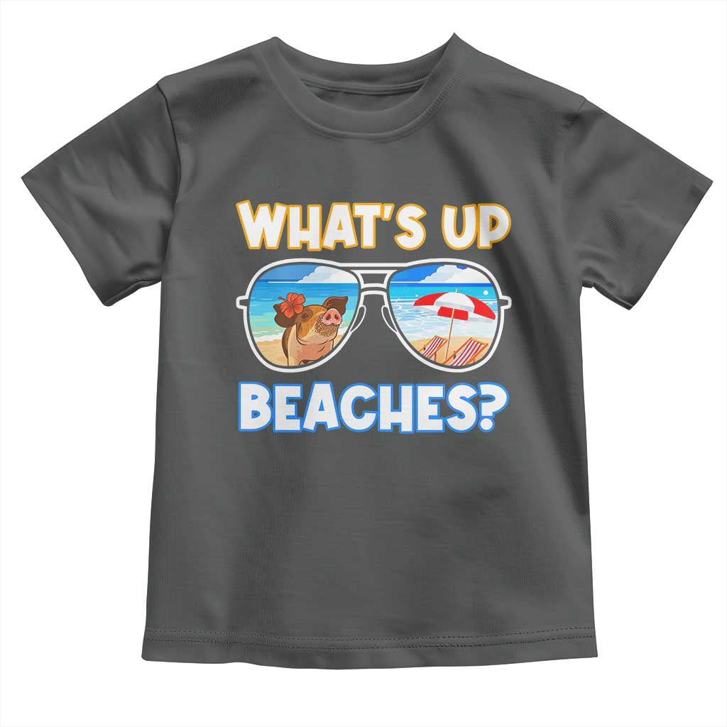 Bahamas Swimming Pigs Toddler T Shirt Pig Swim Caribbean Beach Summer Vacation - Wonder Print Shop