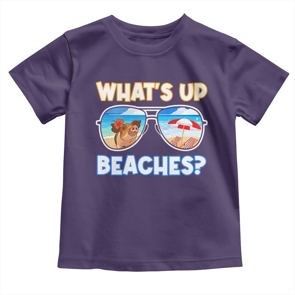 Bahamas Swimming Pigs Toddler T Shirt Pig Swim Caribbean Beach Summer Vacation - Wonder Print Shop