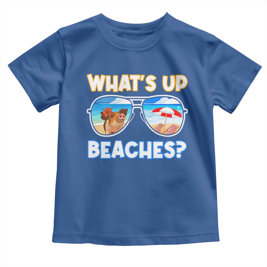 Bahamas Swimming Pigs Toddler T Shirt Pig Swim Caribbean Beach Summer Vacation - Wonder Print Shop