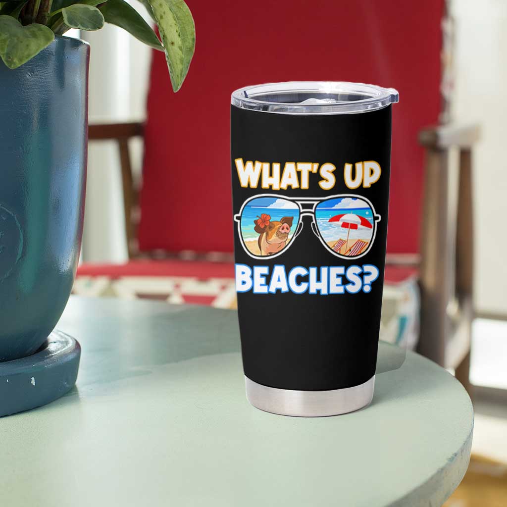 Bahamas Swimming Pigs Tumbler Cup Pig Swim Caribbean Beach Summer Vacation - Wonder Print Shop