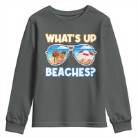 Bahamas Swimming Pigs Youth Sweatshirt Pig Swim Caribbean Beach Summer Vacation - Wonder Print Shop