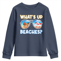 Bahamas Swimming Pigs Youth Sweatshirt Pig Swim Caribbean Beach Summer Vacation - Wonder Print Shop