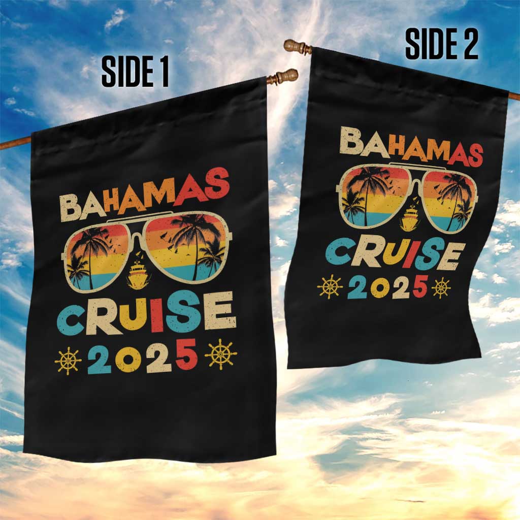 Bahamas Cruise Garden Flag Cruisin Together Matching Family Cruise 2025 - Wonder Print Shop