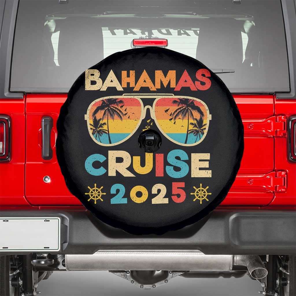 Bahamas Cruise Spare Tire Cover Cruisin Together Matching Family Cruise 2025 - Wonder Print Shop