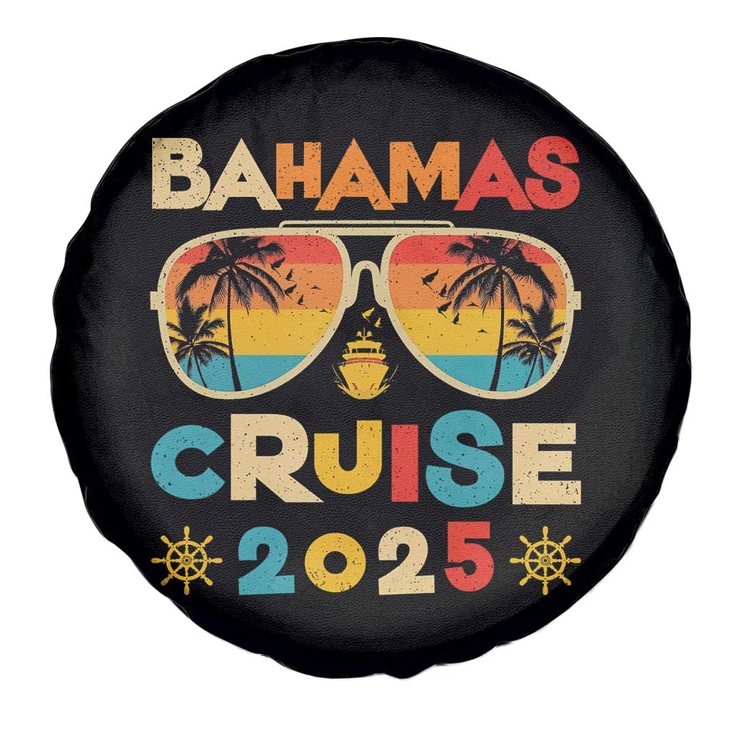 Bahamas Cruise Spare Tire Cover Cruisin Together Matching Family Cruise 2025 - Wonder Print Shop