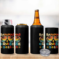 Bahamas Cruise 4 in 1 Can Cooler Tumbler Cruisin Together Matching Family Cruise 2025 - Wonder Print Shop