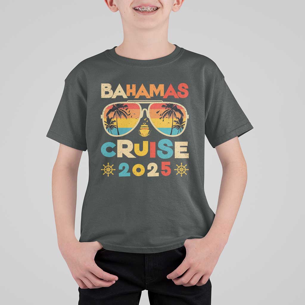 Bahamas Cruise T Shirt For Kid Cruisin Together Matching Family Cruise 2025 - Wonder Print Shop