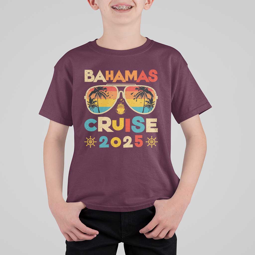 Bahamas Cruise T Shirt For Kid Cruisin Together Matching Family Cruise 2025 - Wonder Print Shop