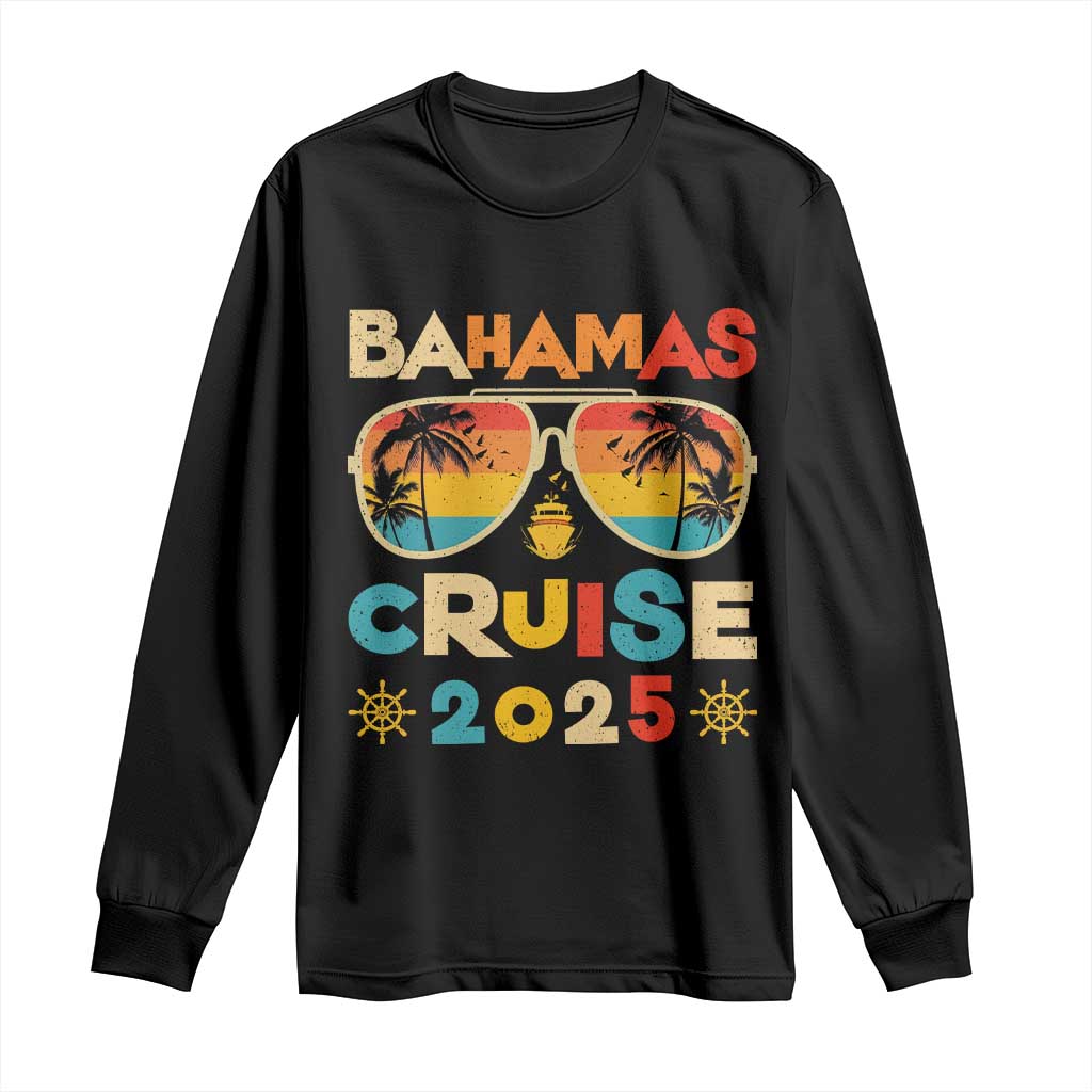 Bahamas Cruise Long Sleeve Shirt Cruisin Together Matching Family Cruise 2025 - Wonder Print Shop