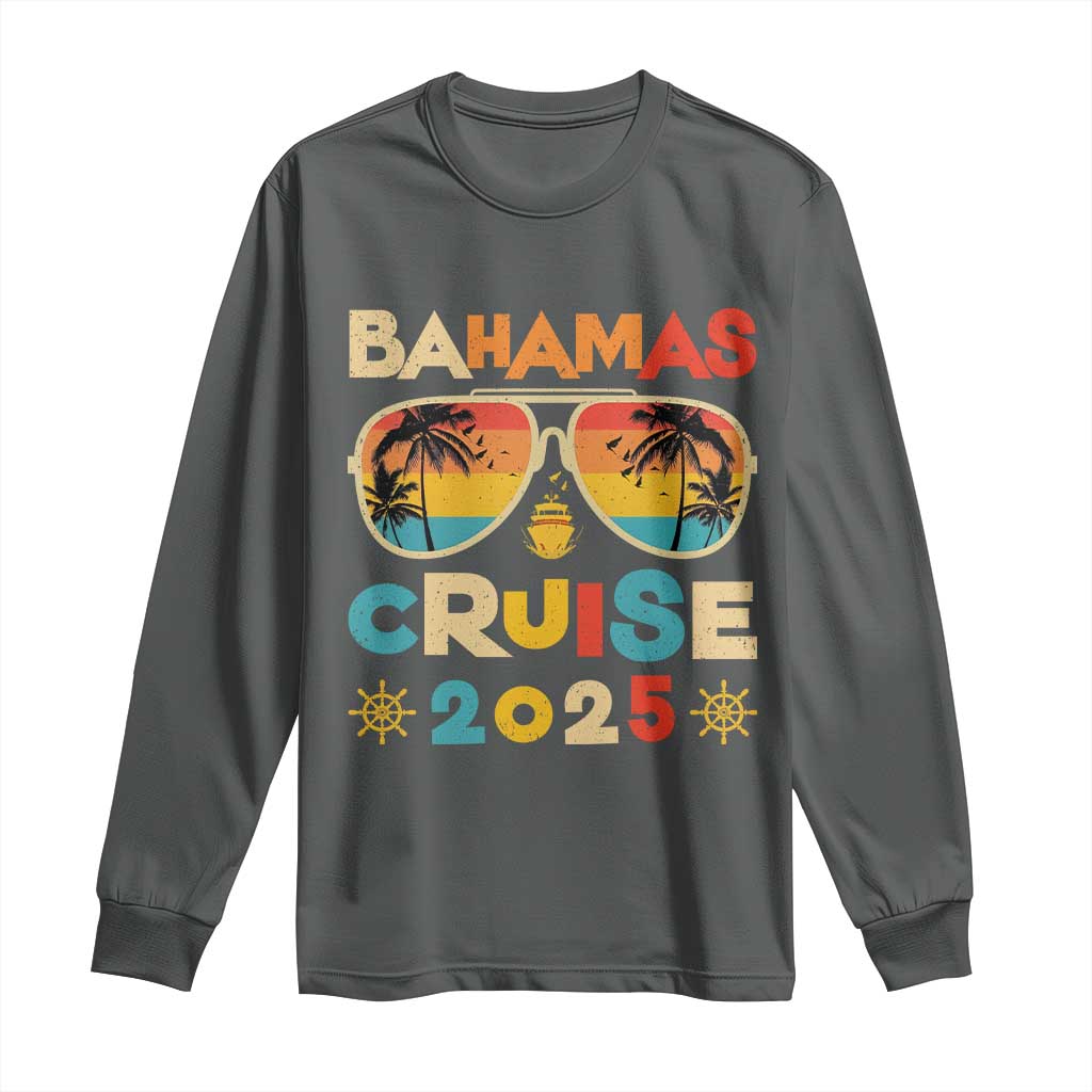 Bahamas Cruise Long Sleeve Shirt Cruisin Together Matching Family Cruise 2025 - Wonder Print Shop