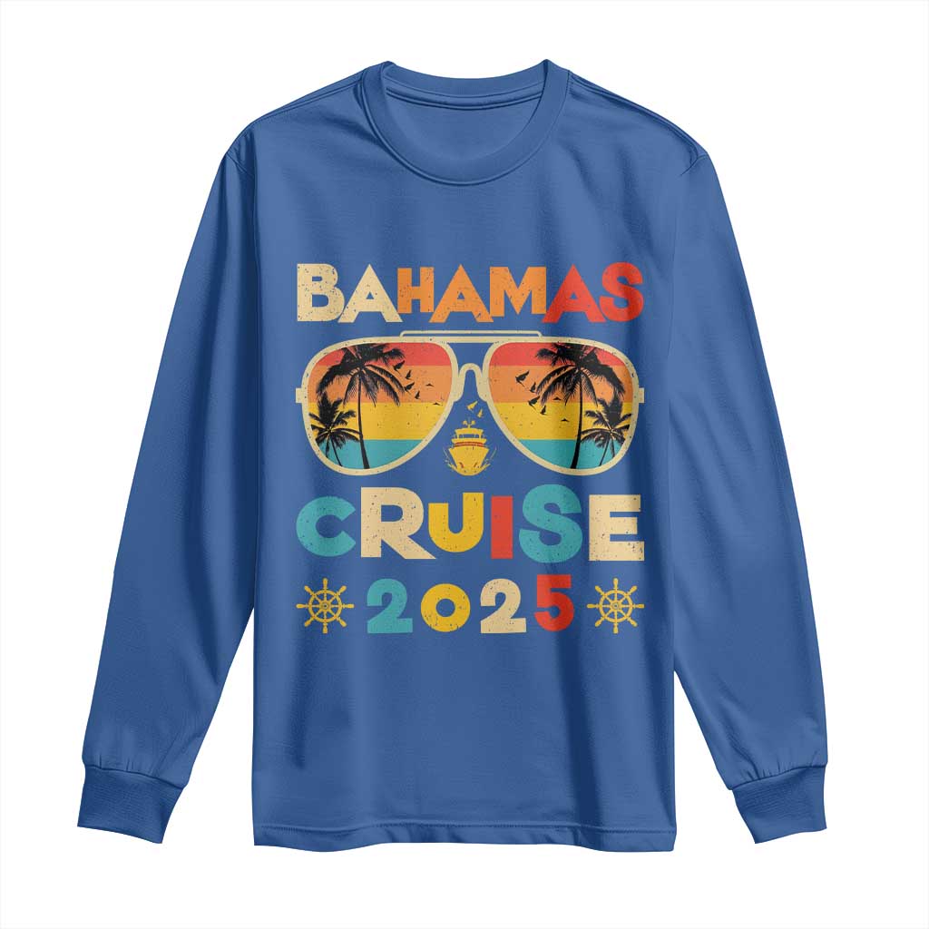 Bahamas Cruise Long Sleeve Shirt Cruisin Together Matching Family Cruise 2025 - Wonder Print Shop
