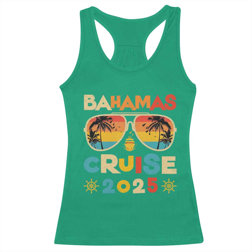 Bahamas Cruise Racerback Tank Top Cruisin Together Matching Family Cruise 2025 - Wonder Print Shop