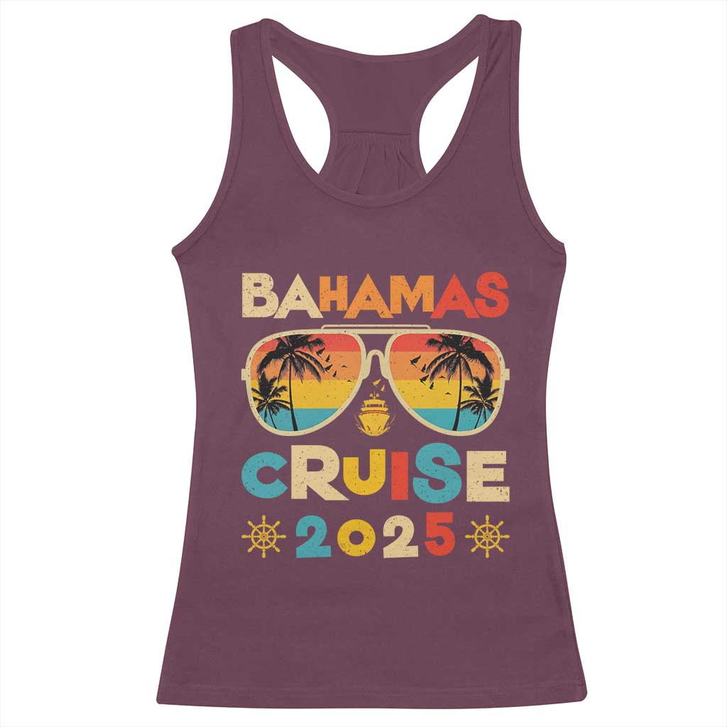 Bahamas Cruise Racerback Tank Top Cruisin Together Matching Family Cruise 2025 - Wonder Print Shop