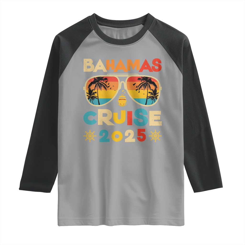 Bahamas Cruise Raglan Shirt Cruisin Together Matching Family Cruise 2025 - Wonder Print Shop