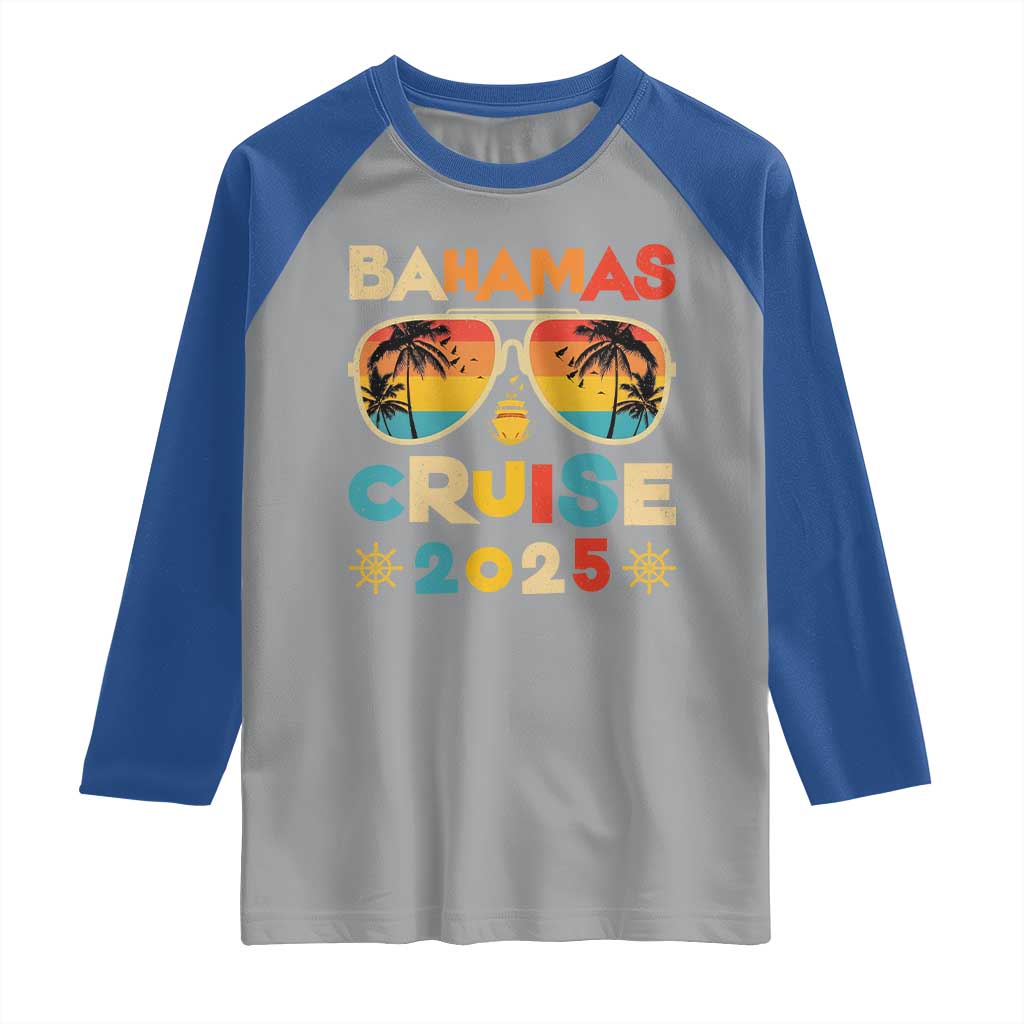 Bahamas Cruise Raglan Shirt Cruisin Together Matching Family Cruise 2025 - Wonder Print Shop
