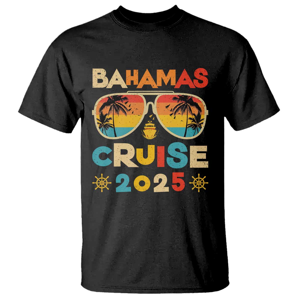 Bahamas Cruise T Shirt Cruisin Together Matching Family Cruise 2025 - Wonder Print Shop