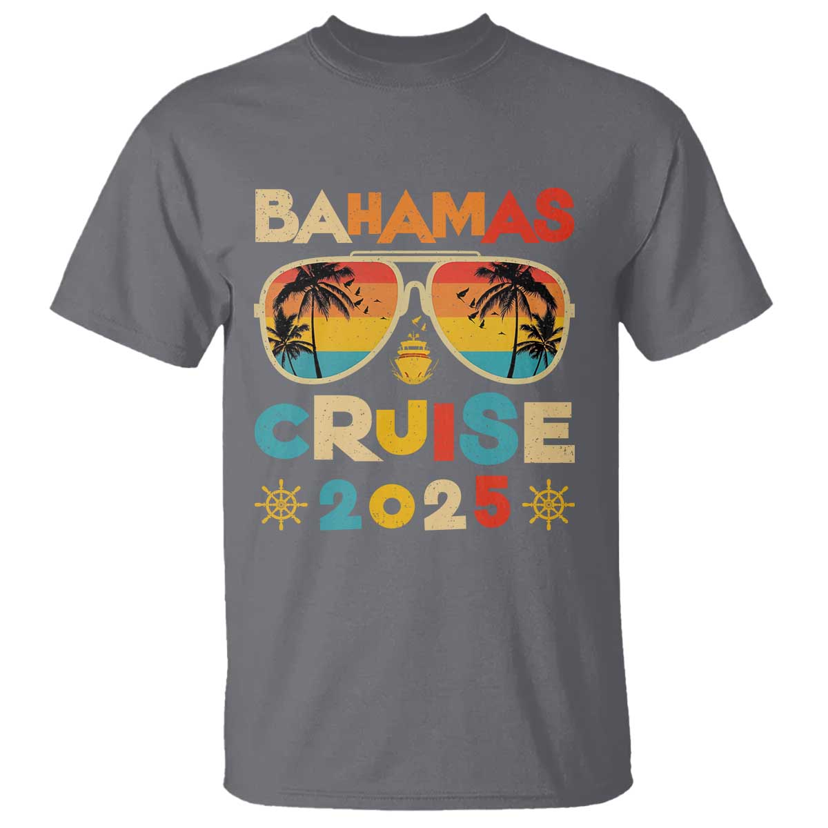 Bahamas Cruise T Shirt Cruisin Together Matching Family Cruise 2025 - Wonder Print Shop