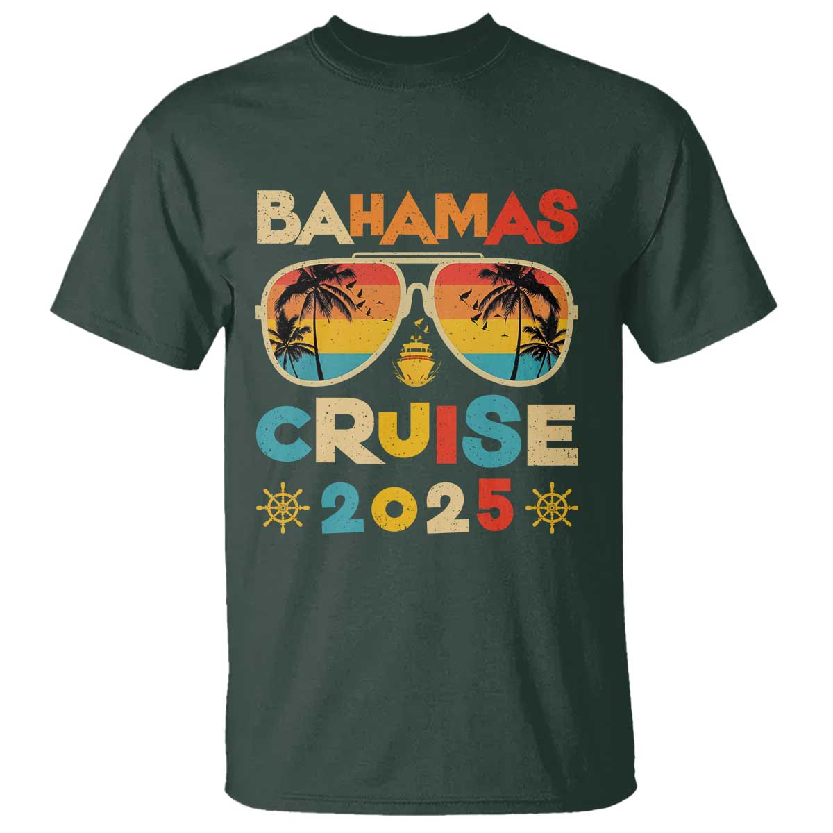 Bahamas Cruise T Shirt Cruisin Together Matching Family Cruise 2025 - Wonder Print Shop
