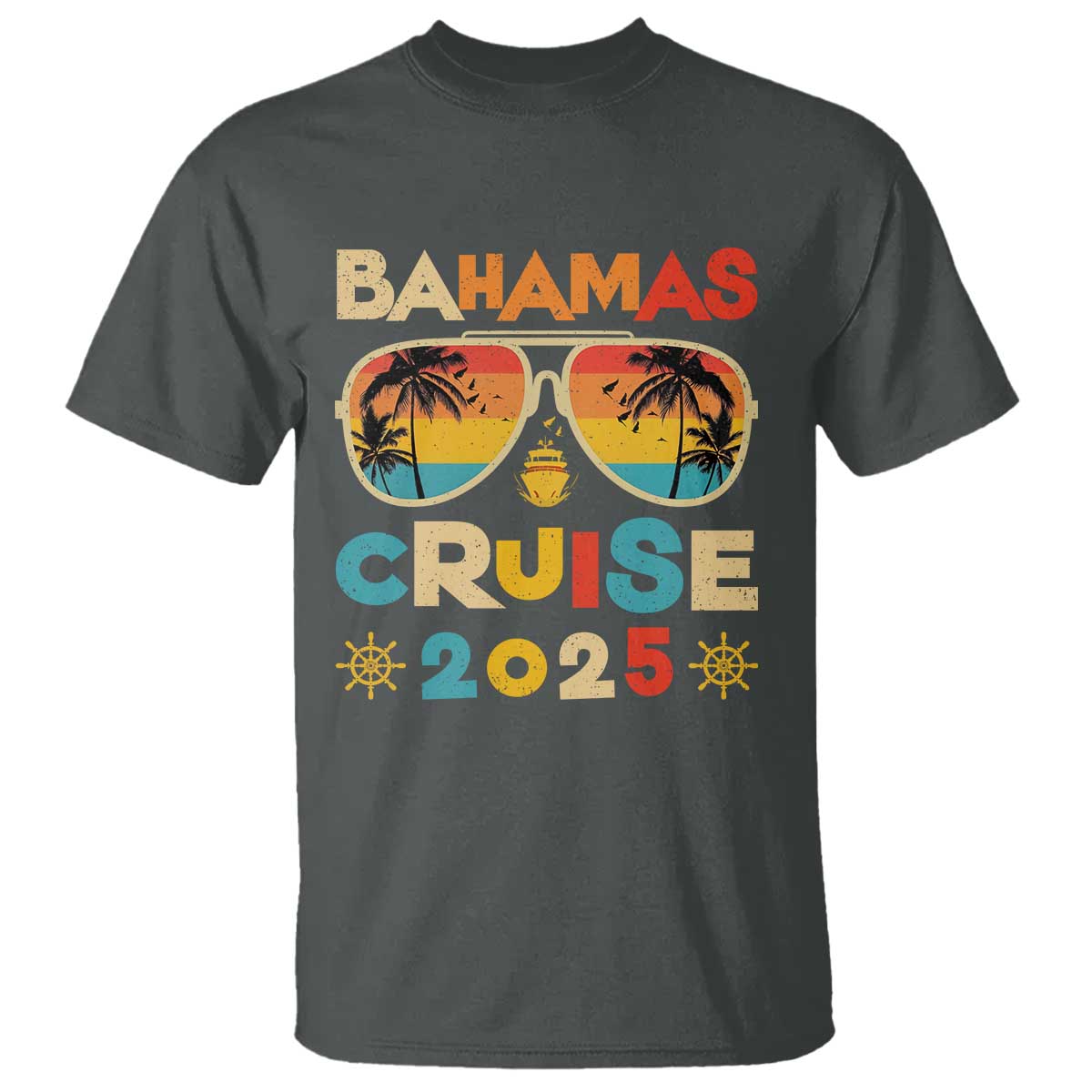 Bahamas Cruise T Shirt Cruisin Together Matching Family Cruise 2025 - Wonder Print Shop