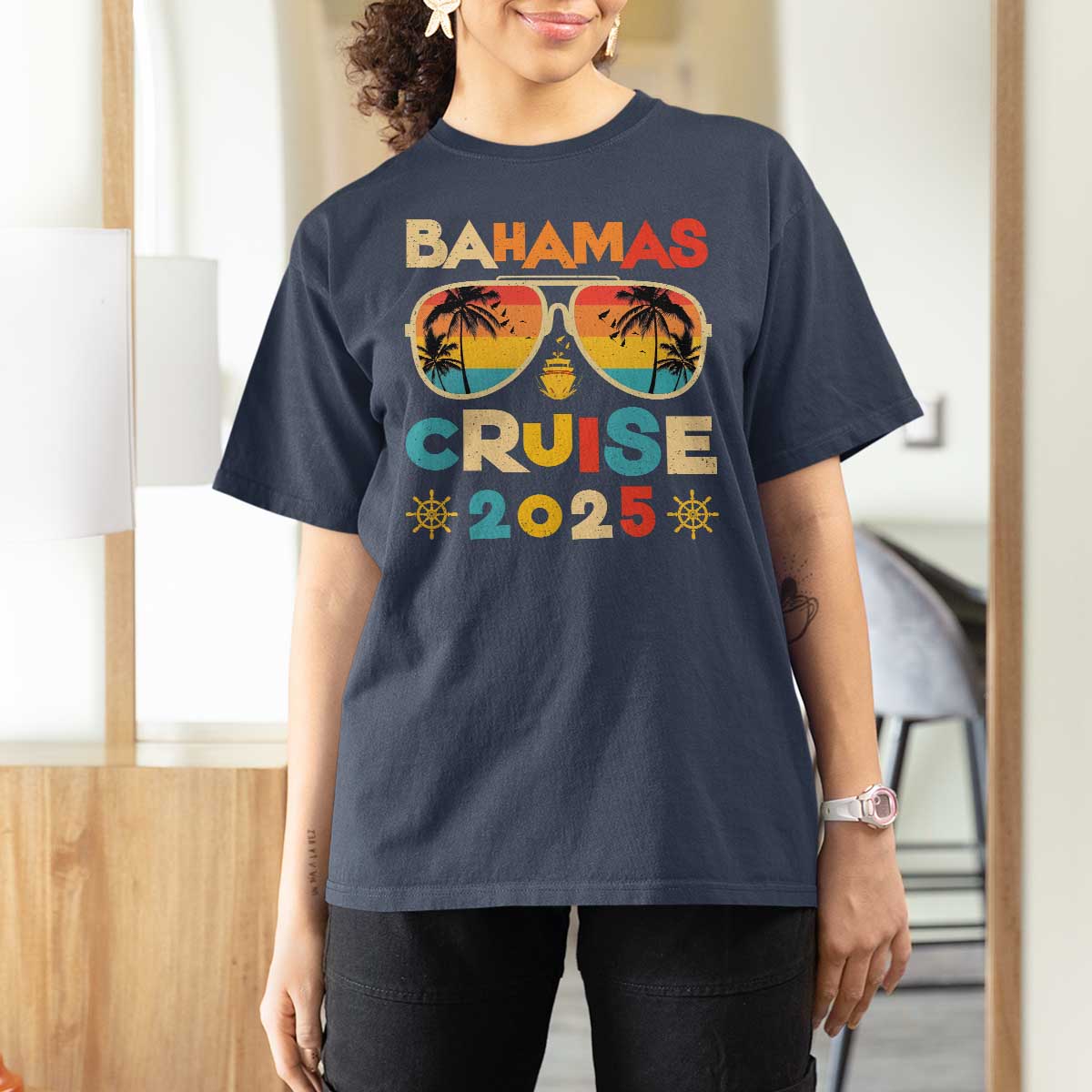 Bahamas Cruise T Shirt For Women Cruisin Together Matching Family Cruise 2025 - Wonder Print Shop