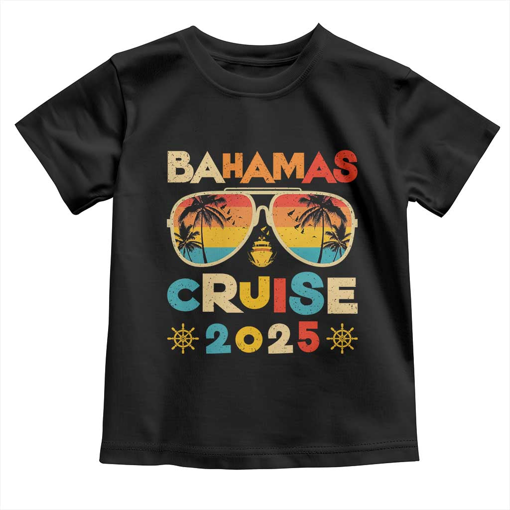 Bahamas Cruise Toddler T Shirt Cruisin Together Matching Family Cruise 2025 - Wonder Print Shop
