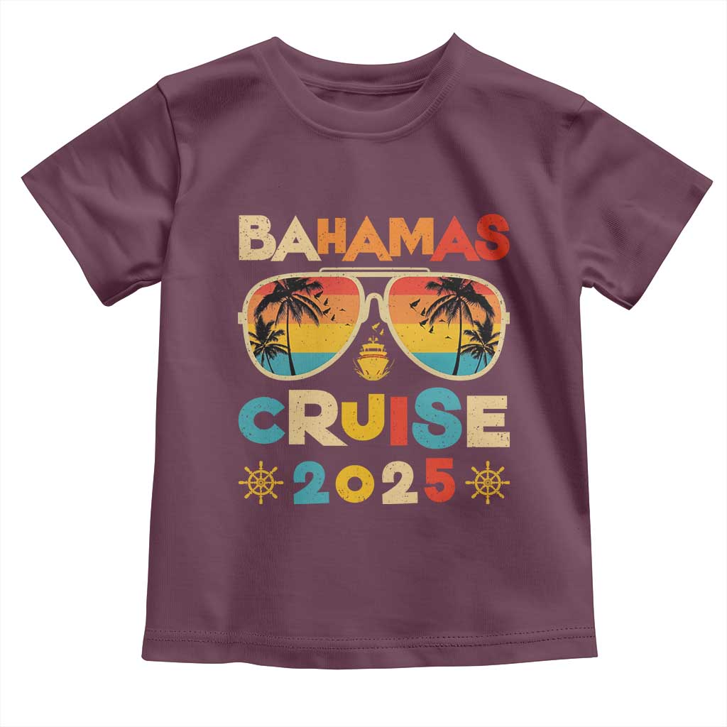 Bahamas Cruise Toddler T Shirt Cruisin Together Matching Family Cruise 2025 - Wonder Print Shop