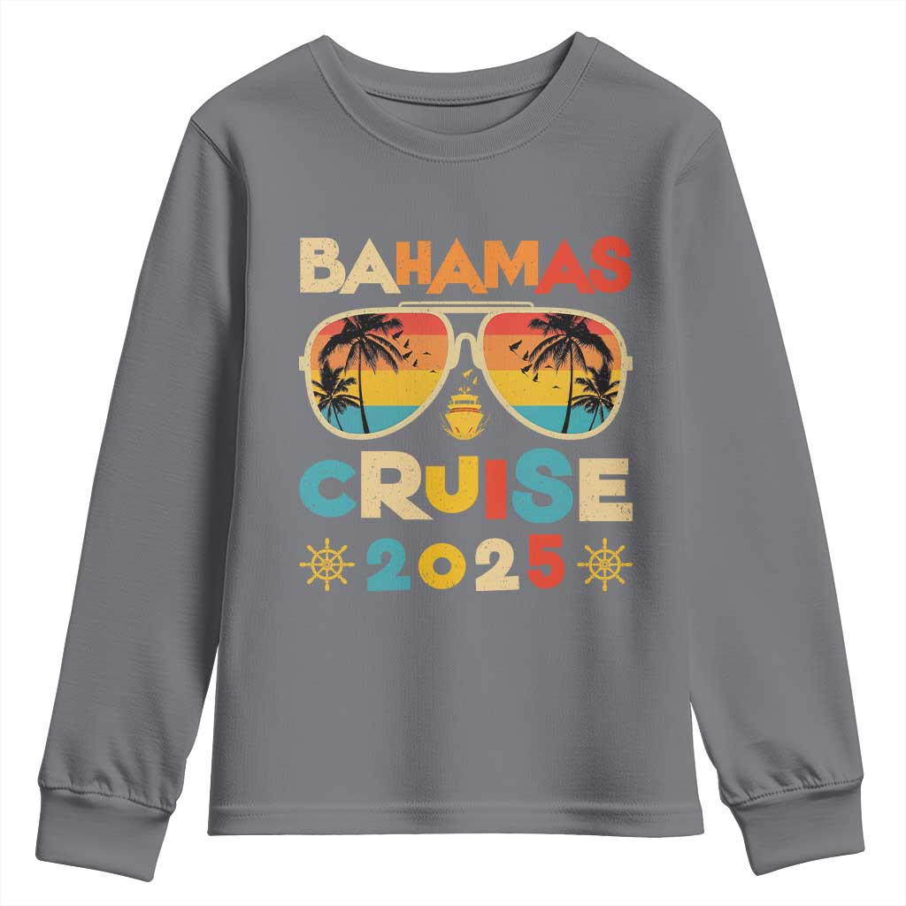 Bahamas Cruise Youth Sweatshirt Cruisin Together Matching Family Cruise 2025 - Wonder Print Shop