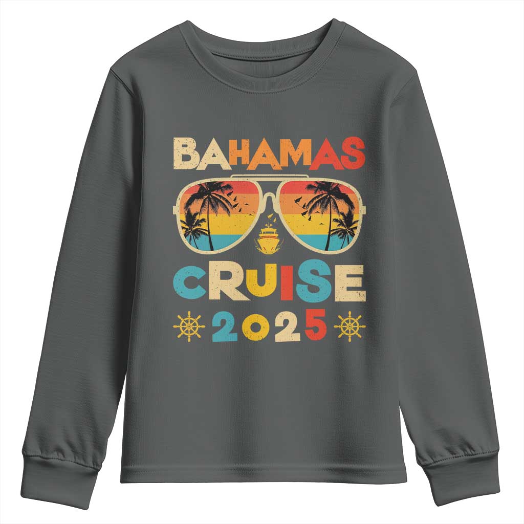 Bahamas Cruise Youth Sweatshirt Cruisin Together Matching Family Cruise 2025 - Wonder Print Shop