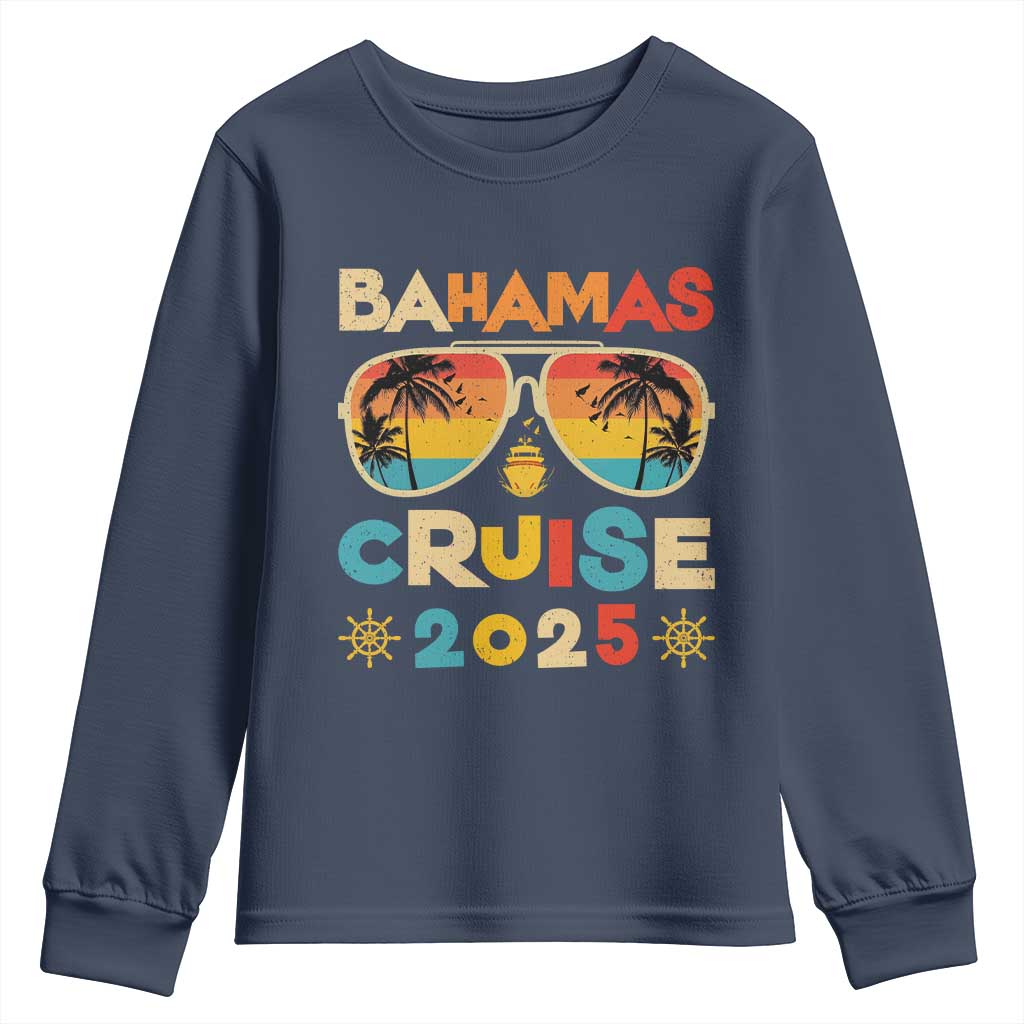 Bahamas Cruise Youth Sweatshirt Cruisin Together Matching Family Cruise 2025 - Wonder Print Shop