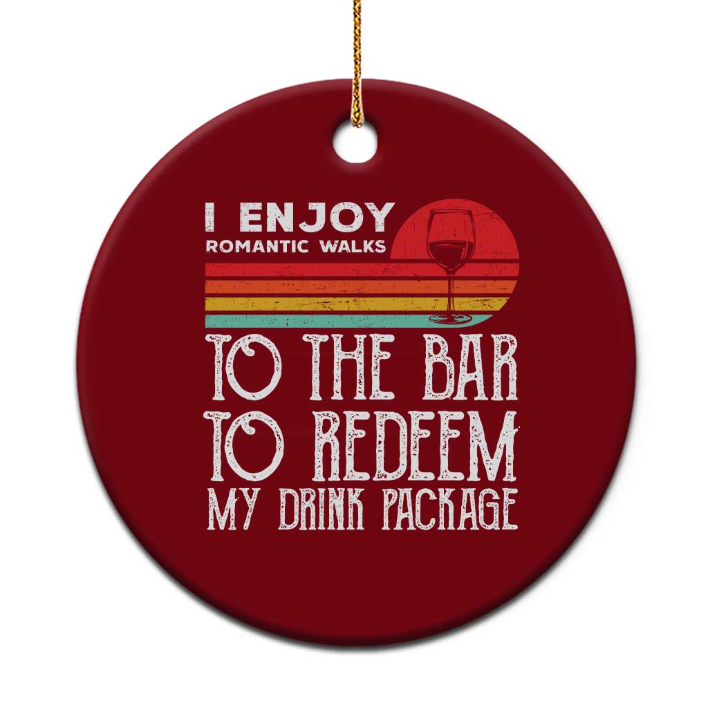 Funny Drinking Cruise Ceramic Ornament Funny Drink Package Summer Gift - Wonder Print Shop