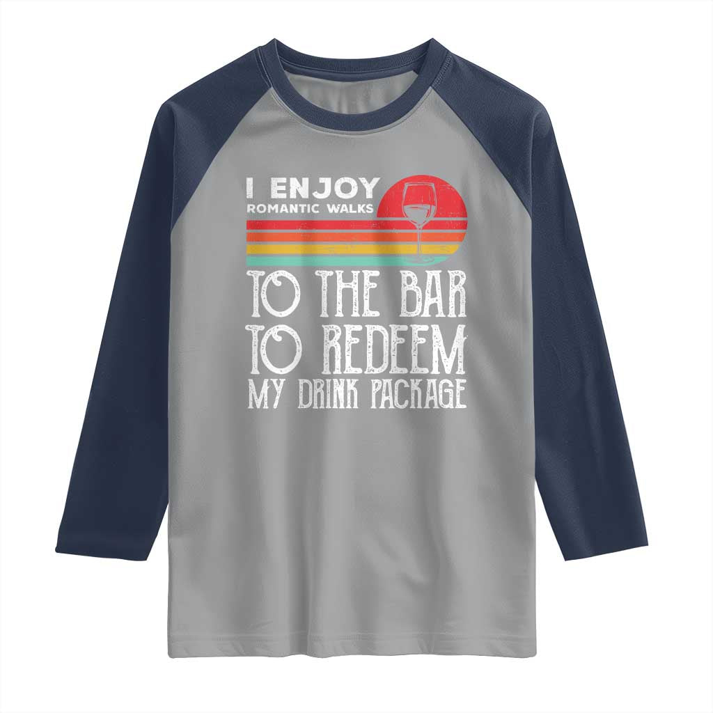 Funny Drinking Cruise Raglan Shirt Funny Drink Package Summer Gift - Wonder Print Shop