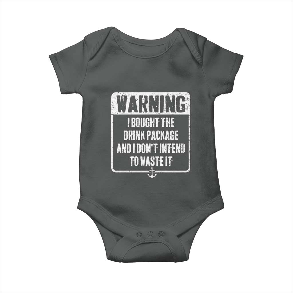 Funny Cruise Baby Onesie I Bought The Drink Package - Wonder Print Shop