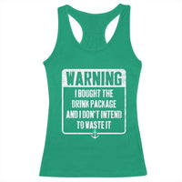Funny Cruise Racerback Tank Top I Bought The Drink Package - Wonder Print Shop
