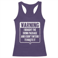 Funny Cruise Racerback Tank Top I Bought The Drink Package - Wonder Print Shop