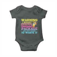 Funny Cruise Baby Onesie Warning I Bought The Drink Package - Wonder Print Shop