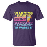 Funny Cruise T Shirt Warning I Bought The Drink Package - Wonder Print Shop
