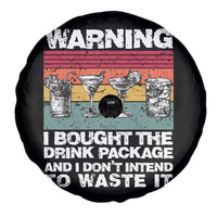 Funny Cruise Spare Tire Cover Warning I Bought The Drink Package Retro Vintage - Wonder Print Shop