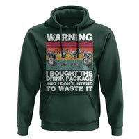 Funny Cruise Hoodie Warning I Bought The Drink Package Retro Vintage - Wonder Print Shop