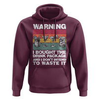 Funny Cruise Hoodie Warning I Bought The Drink Package Retro Vintage - Wonder Print Shop