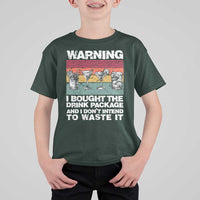 Funny Cruise T Shirt For Kid Warning I Bought The Drink Package Retro Vintage - Wonder Print Shop