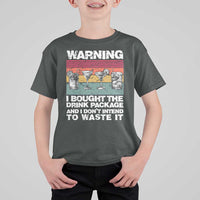Funny Cruise T Shirt For Kid Warning I Bought The Drink Package Retro Vintage - Wonder Print Shop