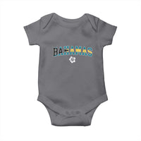 Bahamas Flag Baby Onesie Caribbean Hibiscus Flower Beach Summer Vacation - Wonder Print Shop