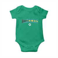Bahamas Flag Baby Onesie Caribbean Hibiscus Flower Beach Summer Vacation - Wonder Print Shop
