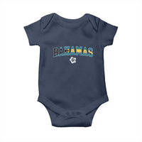 Bahamas Flag Baby Onesie Caribbean Hibiscus Flower Beach Summer Vacation - Wonder Print Shop