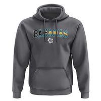 Bahamas Flag Hoodie Caribbean Hibiscus Flower Beach Summer Vacation - Wonder Print Shop