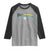 Bahamas Flag Raglan Shirt Caribbean Hibiscus Flower Beach Summer Vacation - Wonder Print Shop
