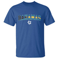 Bahamas Flag T Shirt Caribbean Hibiscus Flower Beach Summer Vacation - Wonder Print Shop
